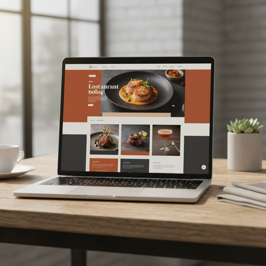 Restaurant websiteconcept